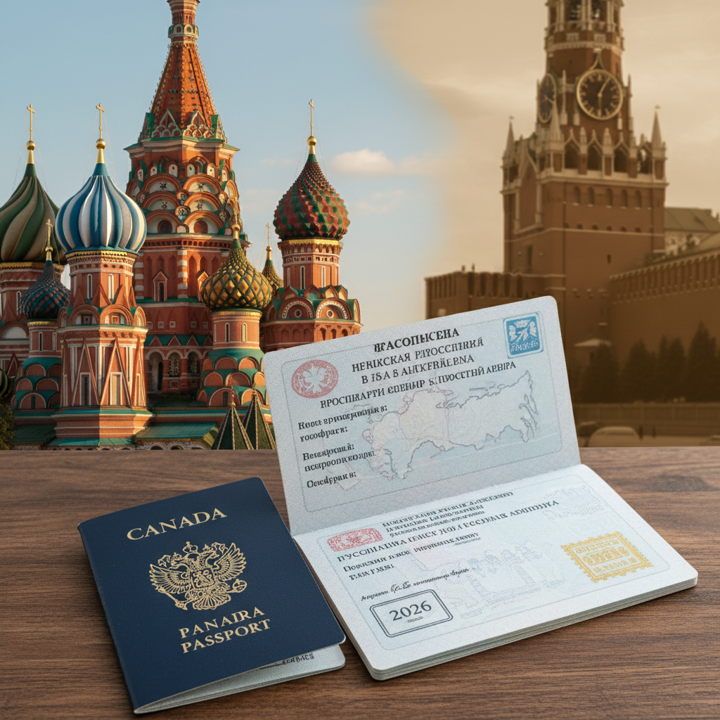 Russian Visa for Canadian Citizens 2026: Complete Guide