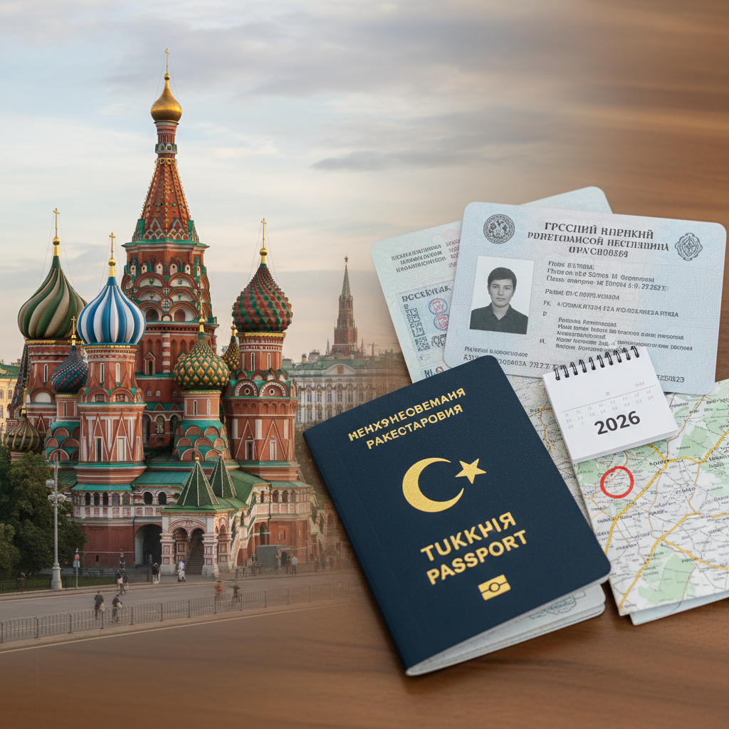 Russisches Visum für türkische Staatsbürger 2026: Umfassender Leitfaden