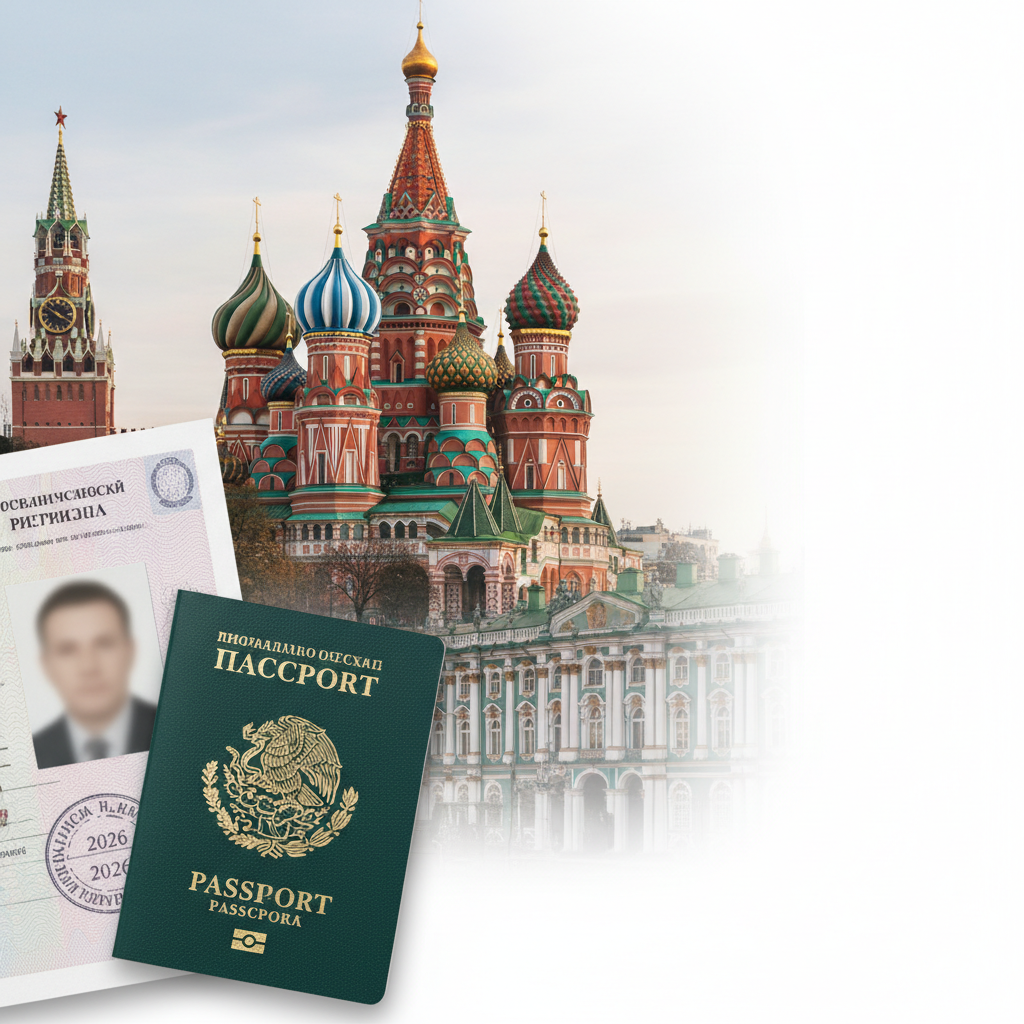 Российская виза для граждан Мексики 2026: Полное руководство